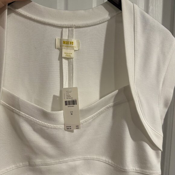 Maeve by Anthropologie white top NWT - Picture 3 of 4